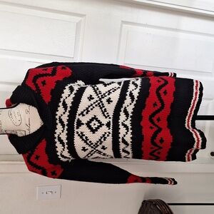 Moda International Vintage Womens 100 % Wool Sweater Sz S